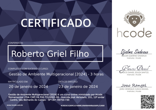 Curso Gestão de Ambiente Multigeracional